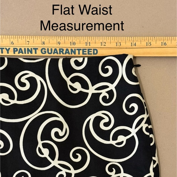 Ann Taylor Factory Black and White A-Line Skirt - Picture 3 of 7